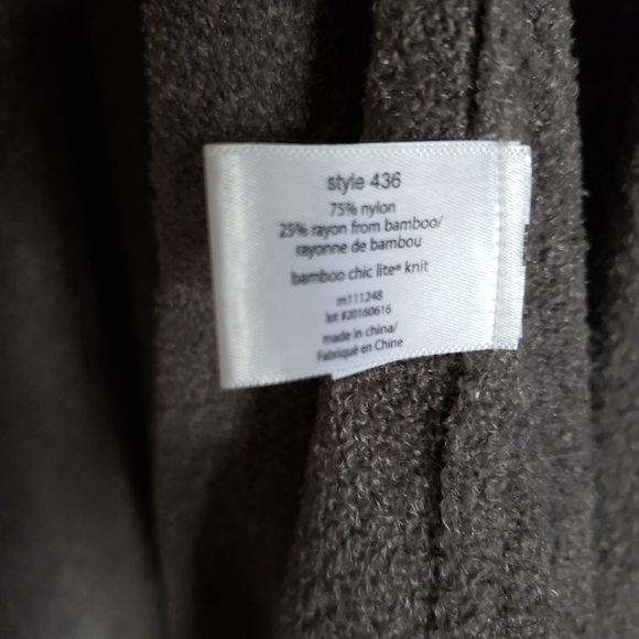 NWOT Barefoot dreams draped/duster cardigan Oatmeal/latte - Picture 4 of 4